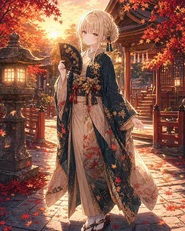 秋日和服