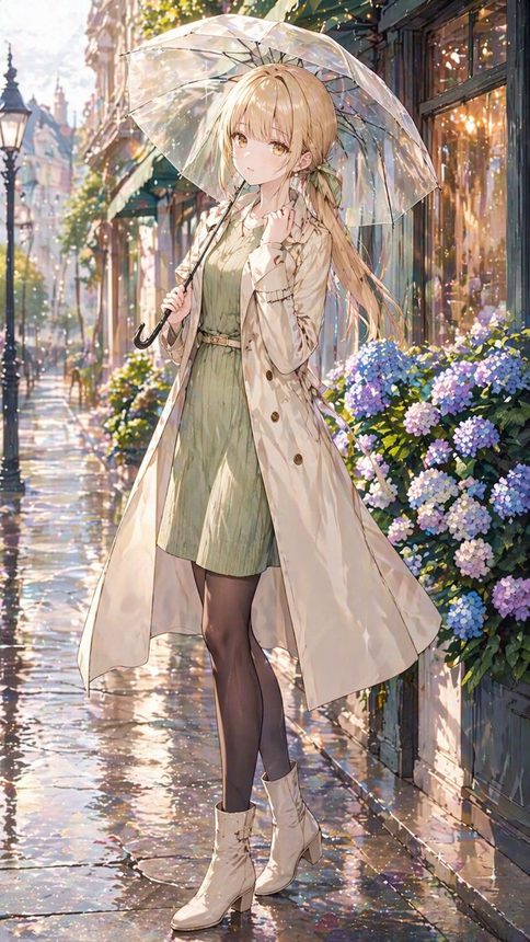 雨后花径