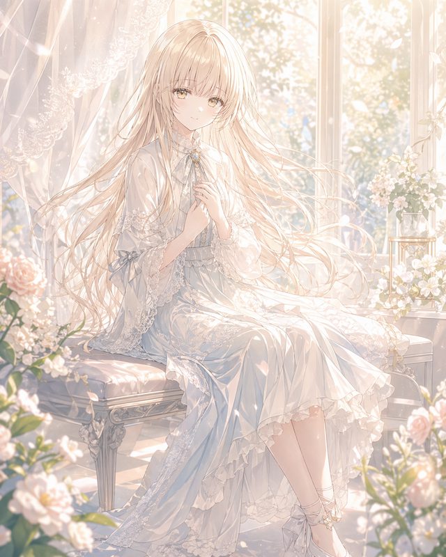 花海静坐
